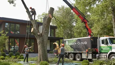 Professional landscaping and tree removal in Saugus, MA by Chop Chop Tree experts