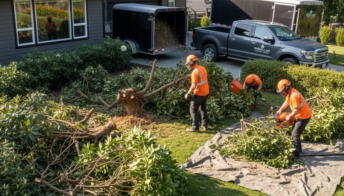 Professional shrub removal service in Saugus, MA by Chop Chop Tree experts